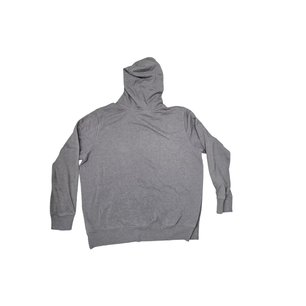 The North Face Mens Never Stop Exploring Logo Hoodie Grey XL Distressed bleached